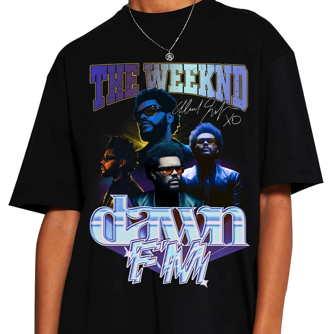 The Weeknd T Shirt, The Weekend Tour Merch, Dawn Fm Shirt, Vintage Retro  90s Tee