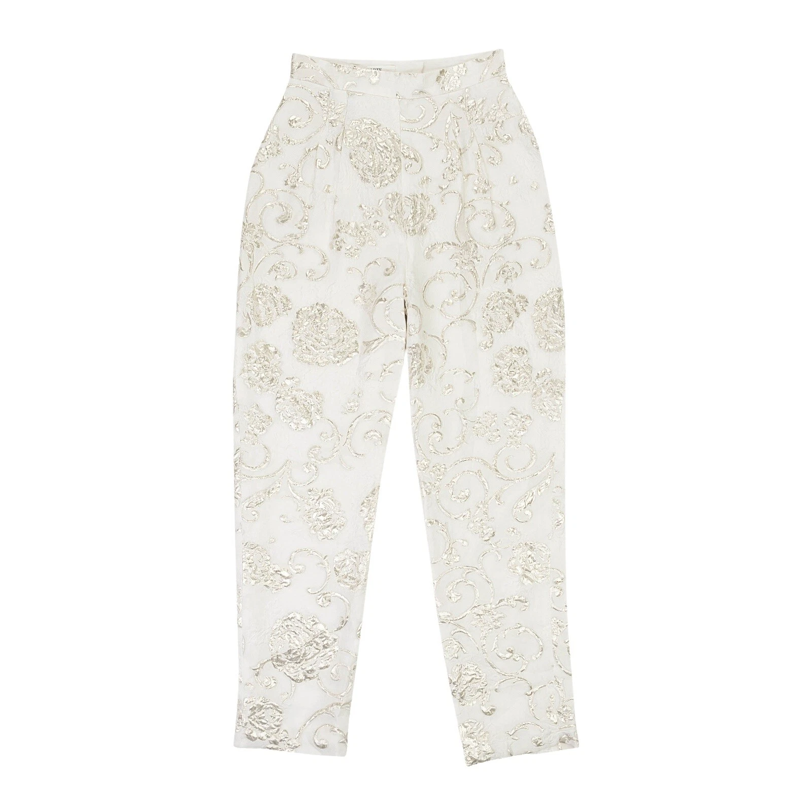 Pantalones de Algodón Floral Formal para mujeres