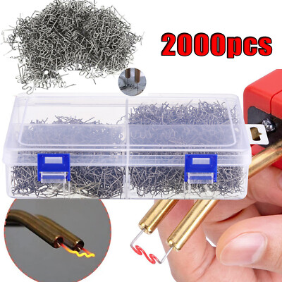 2000pcs Klammer für Schweißgerät Auto Kunststoff Reparatur KFZ Schweißen Plastik