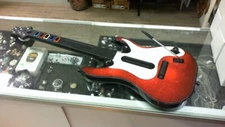Guitar Hero Band Hero Wireless Controller PS2 PS3 Red Guitar 95893.805 No Dongle