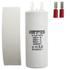 Motor Capacitor 3 uf (µf) for Nice motor of roller shutter or awning