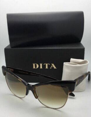DITA Sunglasses TEMPTATION 22029-B-TRT-GLD-61 Tortoise-Gold w/ Brown Fade+Mirror