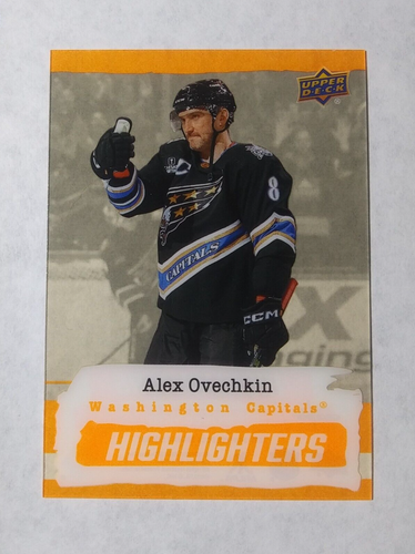 2023-24 Upper Deck Series 2 Highlighters Orange #HL-10 Alexander Ovechkin WAS #8 - Picture 17 of 23