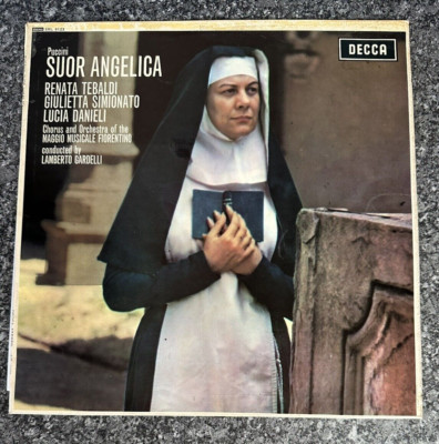 RARE VINYL LP PUCCINI FORZANO  SUOR ANGELICA DECCA RECORDS SXL 6123 VG+/VG+