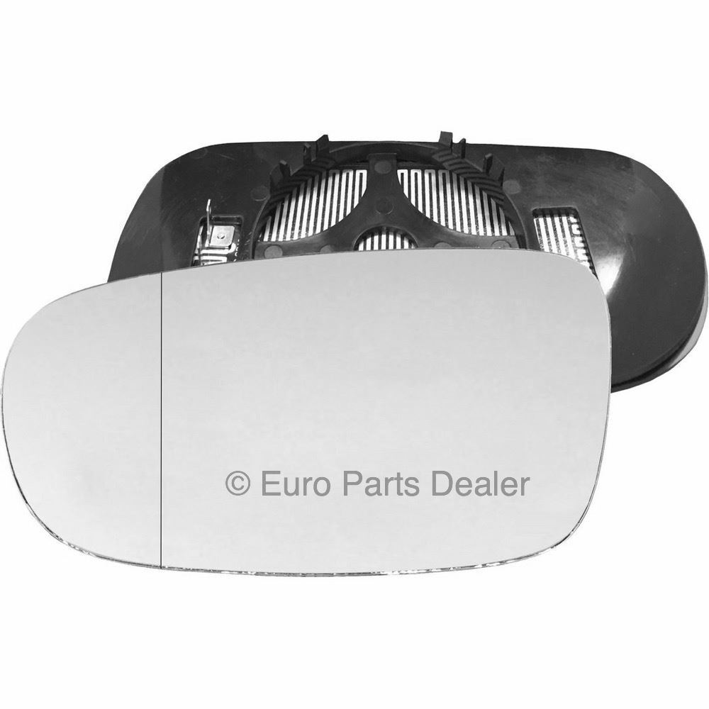 Passenger side Clip Heated Wide Angle wing mirror glass for Saab 9-3 2002-10