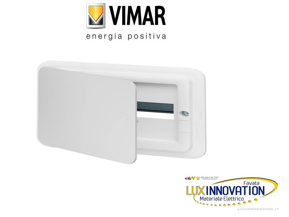 Vimar Centralino IP40 Da 12 Moduli Con Scatola Incasso - Bianco Per Pareti In Muratura - Foto 5