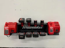 Milwaukee M18 Battery Tool and Dual Charger Station