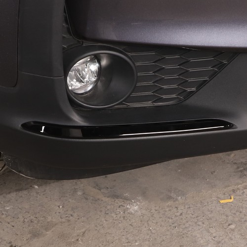 Glossy Black ABS Front Bumper Side Trim Strip For Honda Pilot 2015-2022 - Picture 4 of 11