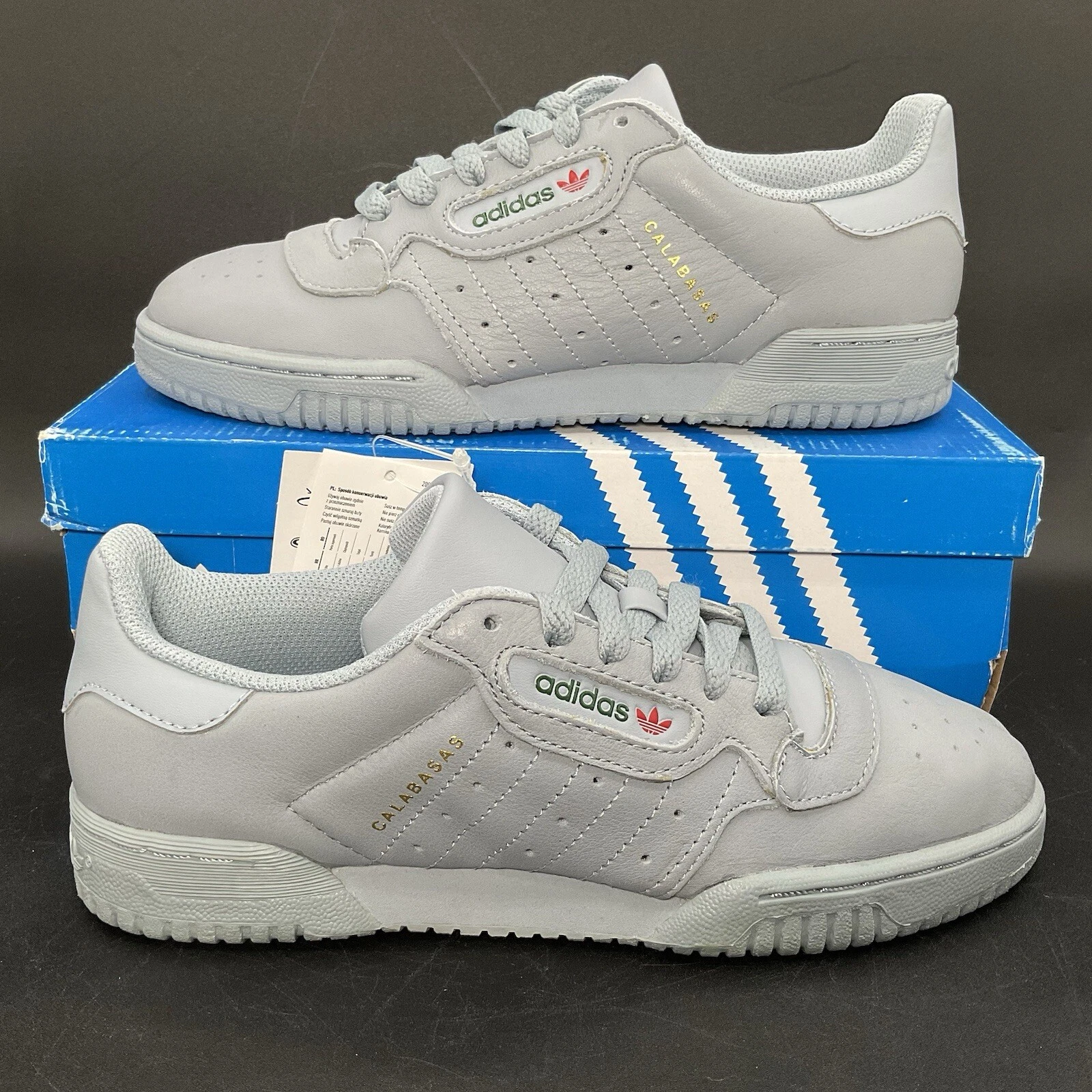 Adidas Yeezy Powerphase Calabasas grigio Kanye West (CG6422) taglia da uomo 5 5 con scatola