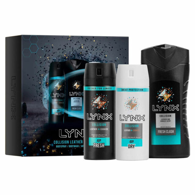 Linx Box Set Lynx Leather and Cookies Trio Gift Set for sale online | eBay UK