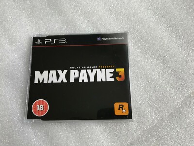 Max Payne 3 PS3 PROMO seltene PlayStation 3 Werbe-Rockstar-Spiele (VOLLSPIEL)