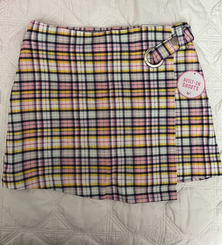 Justice Girls wrap-front skirt w/built shorts  Size 7  New Collection - Picture 3 of 5