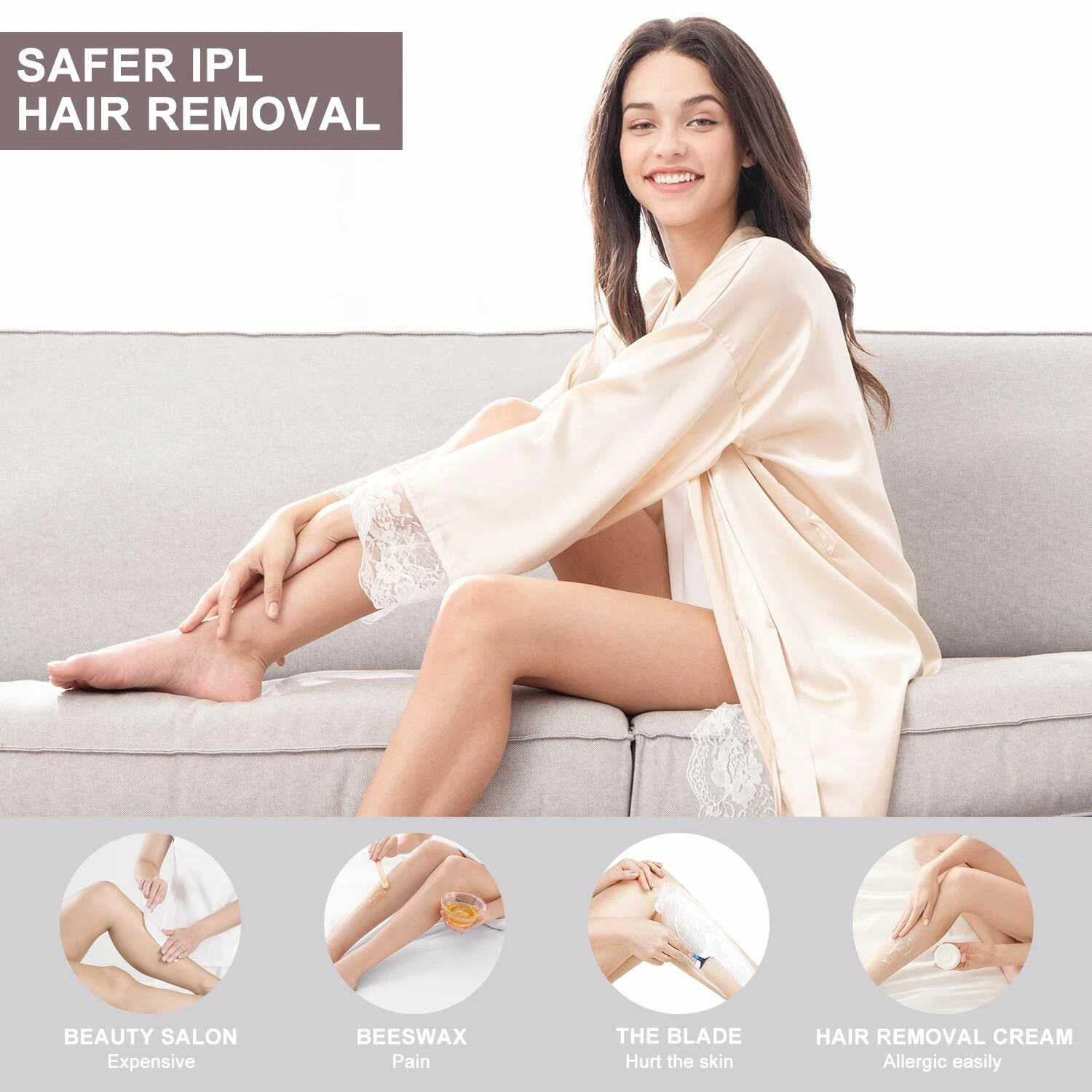 MEROURII IPL Hair Removal System Facial Body Permanent Profesional - Picture 5 of 8