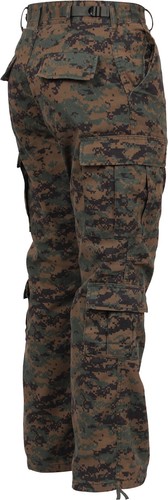 Rothco Vintage Camo Paratrooper Fatigue Pants 8 Pocket Thick Cargo BDU Trousers - Picture 33 of 54