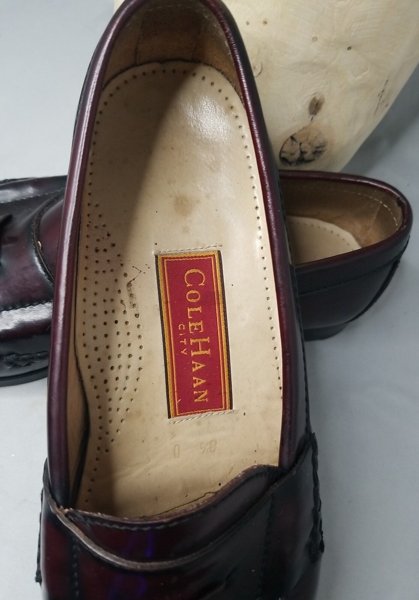 Cole Haan City Men's Dress Shoes 8.5 D Tassel Loafers Leather