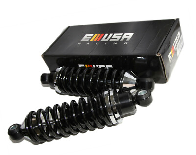 1 Pair Rear Street Rod Coil Over Shock w/250 Pound Black Coated Springs