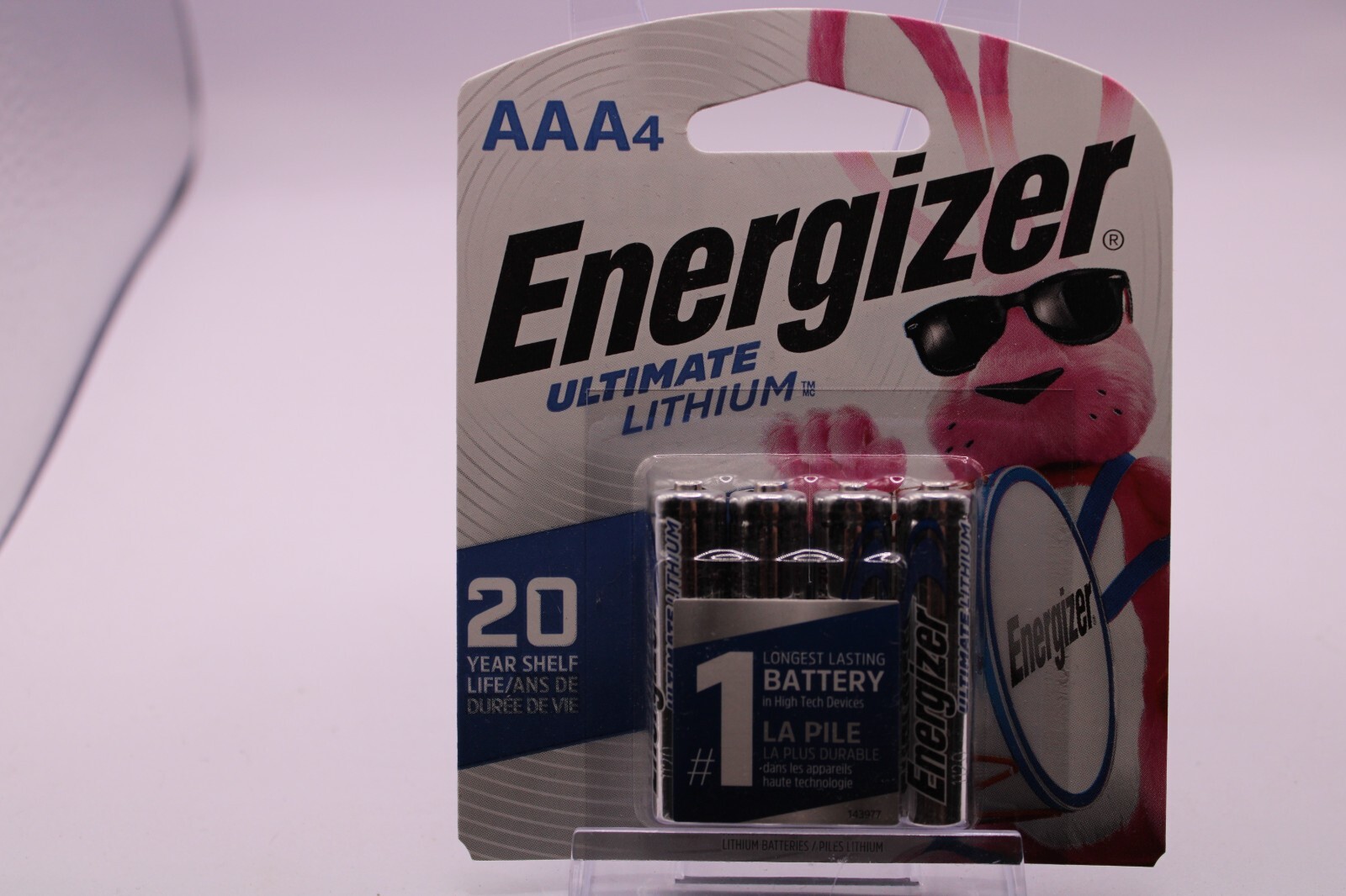 Energizer L92BP4 1.5V 3Ah AAA Lithium Long-Lasting Battery