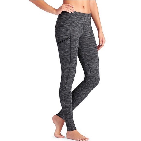 Athleta Cozy Drifter Heather Tight Leggings Gray Women's (Size XXS