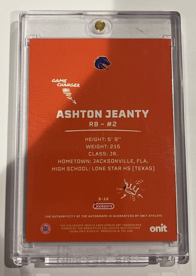 2024 Boise State Broncos Football Trading Cards - OnIt Athlete Set - Pick Your Player (Jeanty, Madsen, Camper, Etc.) 11 thumbnail image