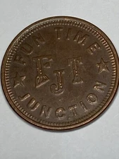 Fun Time Junction Game Token Arcade Amusement Fairfield New Jersey Obsolete #qa1