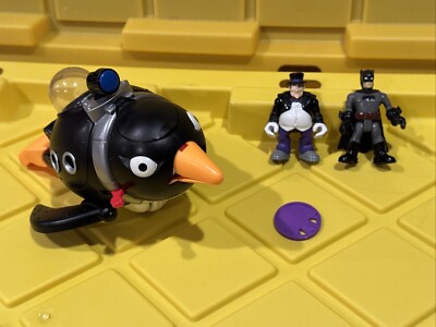 Imaginext The Penguin Submarine With Shooting Disc And Extra Batman Figure