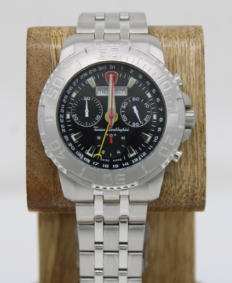 Tonino Lamborghini Spider Black 40mm Day Month Chronograph Dial