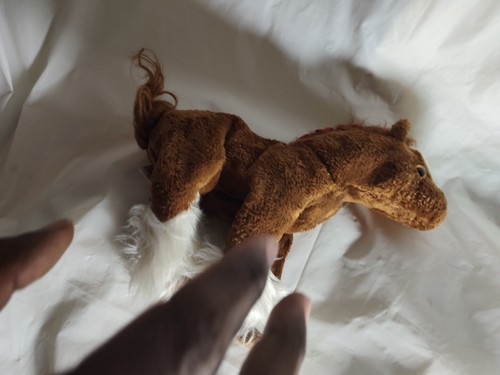 Ty Hoofer Clydesdale Horse Beanie Baby 6” - Picture 10 of 12
