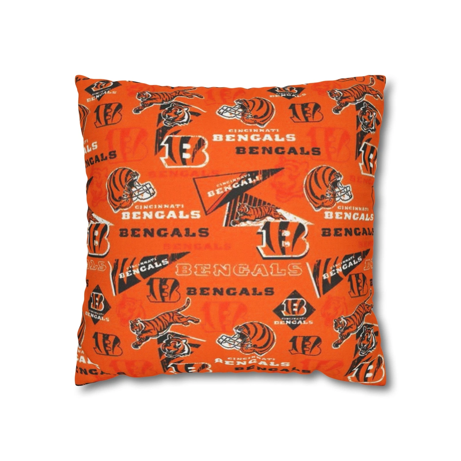 Cincinnati Bengals Spun Square Pillowcase