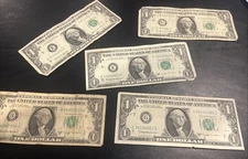 1963B One Dollar Barr Note • $1 Bill • Damaged Cull