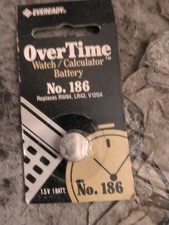Everready Overtime Watch/Calculator Battery No186
