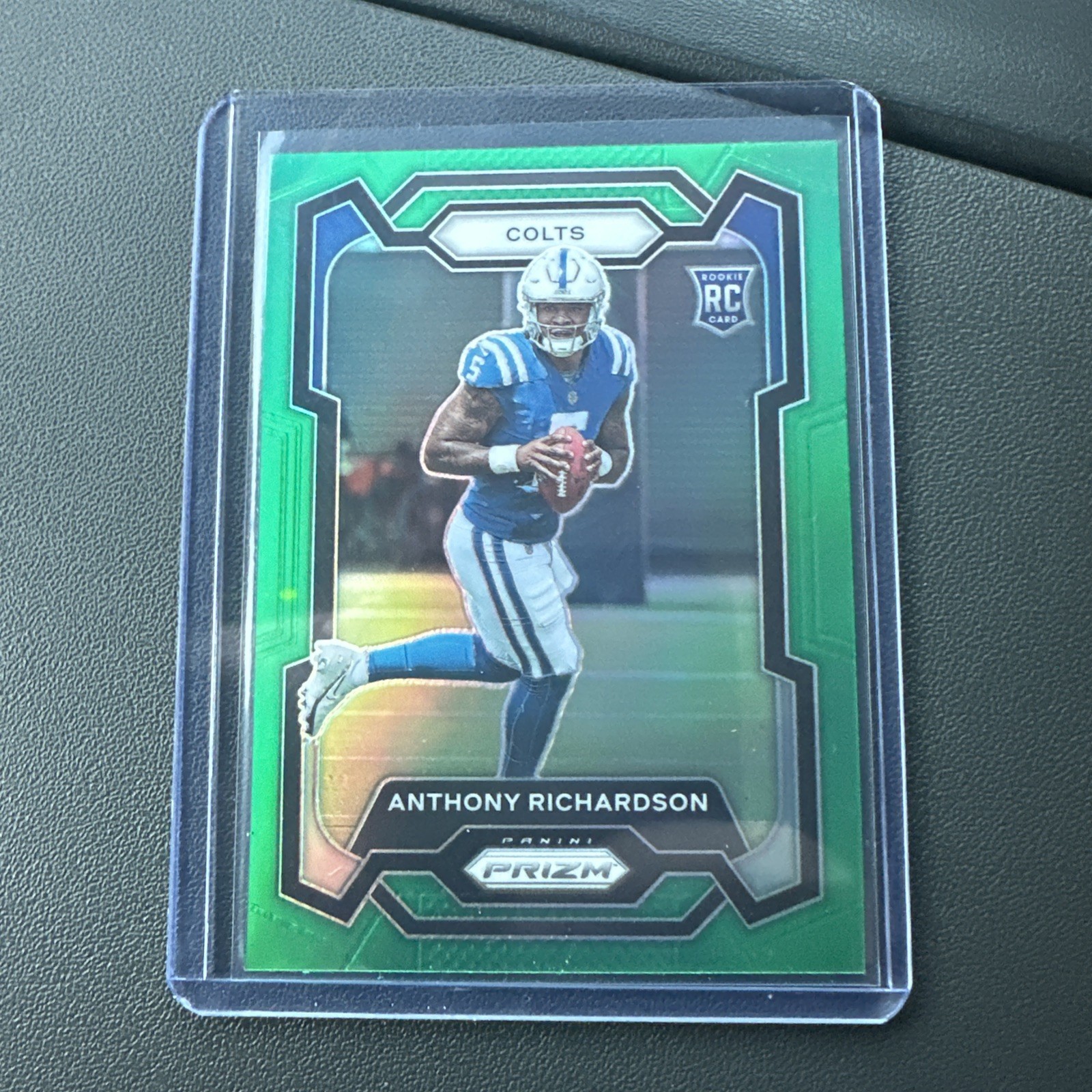 2023 Panini Prizm #343 Anthony Richardson RC Green Prizm