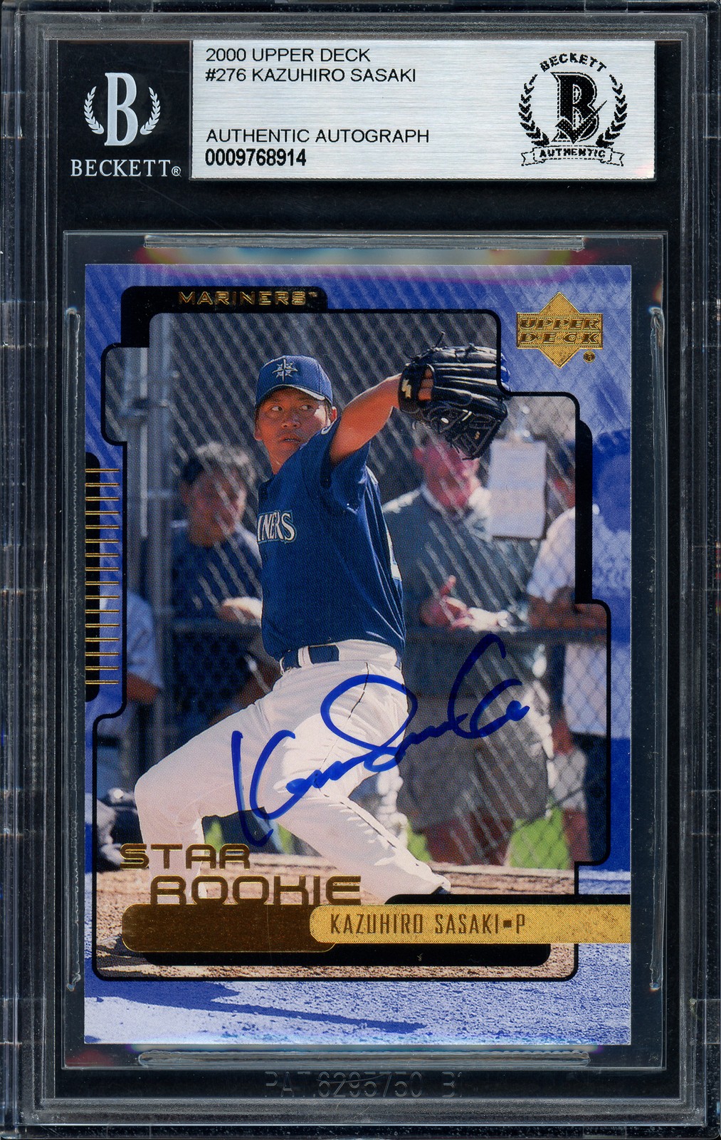 Kazuhiro Sasaki #276 Baseball Cards 2000 Upper Deck trading card — raw and PSA graded price guide
