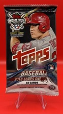2018 Topps Series 1 Baseball 10 Card Hobby Pack
