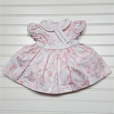 NWT Janie and Jack Rabbit Toile Print Dress