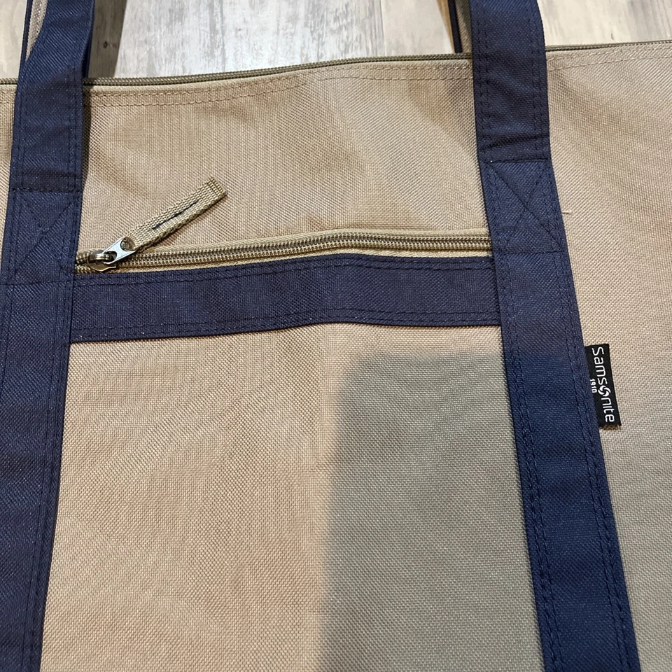 LG New Samsonite Tote zipper bag Yacht/Boat Beach Tote Travel shopping carry on - Image 3 of 4