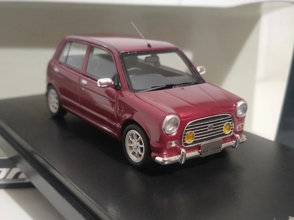 DAIHATSU MIRA GINO 5 DOORS 2000 1/43 HI-STORY JAPAN DARK RED NEW IN BOX - Immagine 2 di 4