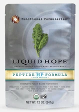 Liquid Hope Peptide HP Formula Organic Whole Food Meal Replacement, Case Of 24