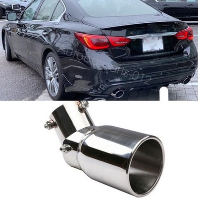 38-54mm Exhaust Pipe Tip Rear Tail Muffler Stainless Steel  For Acura TL TLX TSX