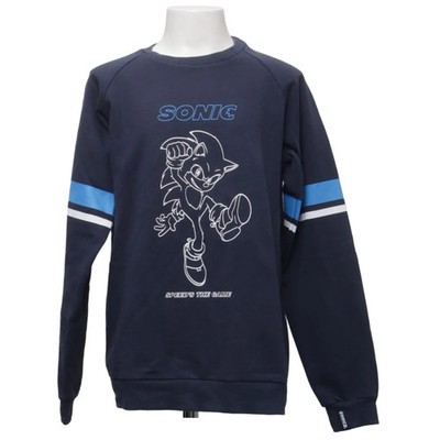sonic the hedgehog, Kapuzenpullover, Größe: 152, Blau/Weiß #iuL