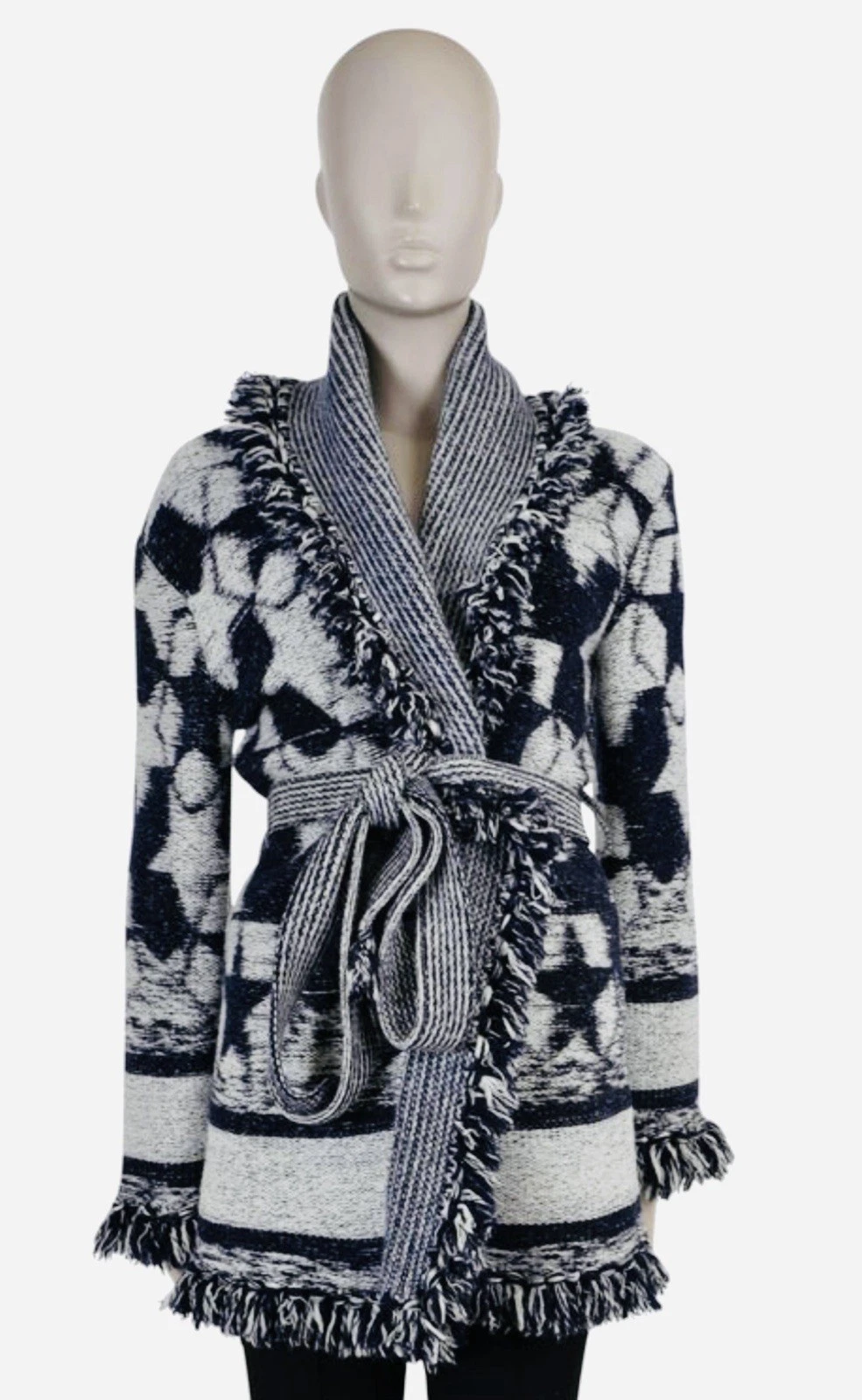 Veste/cargan Christian Dior 2022 Etoile Jacquard laine/cachemire. PRIX CONSEILLÉ 4 .