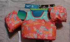 SPEEDO SPLASH JAMMER YOUTH LIFE VEST 33-55LB BUCKLE CLOSURE/NWT/Big Island Style