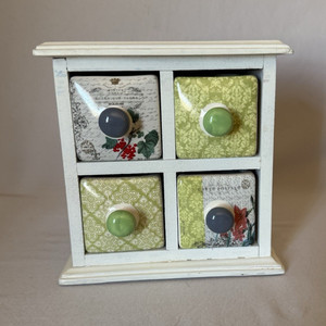 Pioneer Women White Wooden Apothecary Cabinet