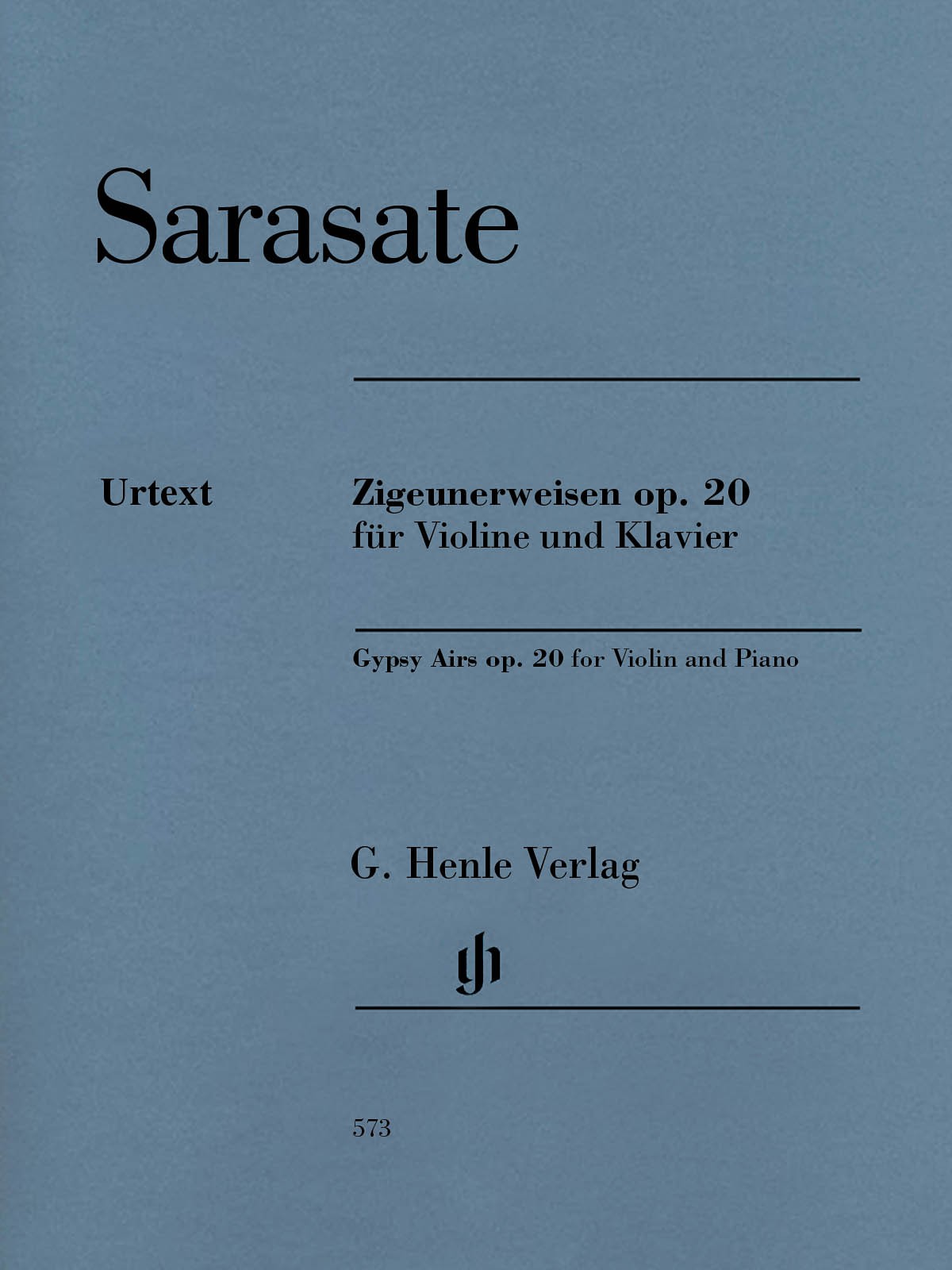 Sarasate Gypsy Airs Op 20 Violin & Piano Classical Sheet Music Henle Urtext Book