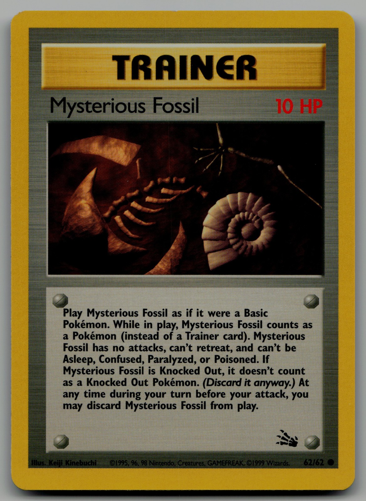 Mysterious Fossil Common Fossil 62/62 NM
