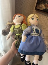 Disney Frozen Musical On Broadway Elsa  Anna Plush Dolls Stuffed Princesses