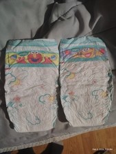Lot 6 Set Different 2009 Vintage Pampers Baby Dry Size 3 Diapers Sesame Street