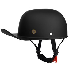 QICHAO Baseball Motorcycle Helmet - Half Motorcycle Helmet, DOT Approved, Motorc