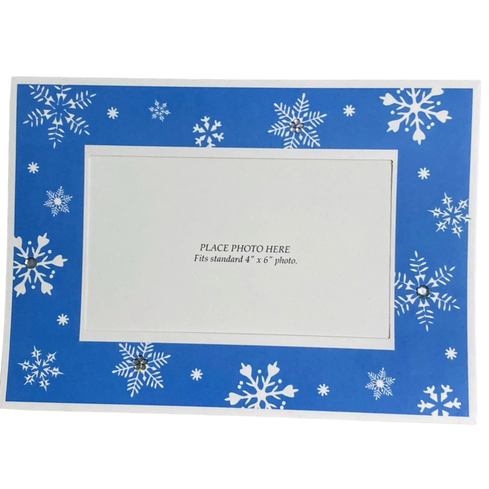 Papel mágico floco de neve foto Natal feriado saudação 10 cartões envelope - Imagem 2 de 4