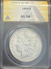 1899 MORGAN SILVER DOLLAR | ANACS AU 58 | Nice Original Coin, Great Surfaces