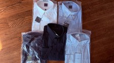 5 Dress Shirts Lot - 16.5-32/33 - DKNY, Tommy, BCBG, Calvin Klein - New with Tag
